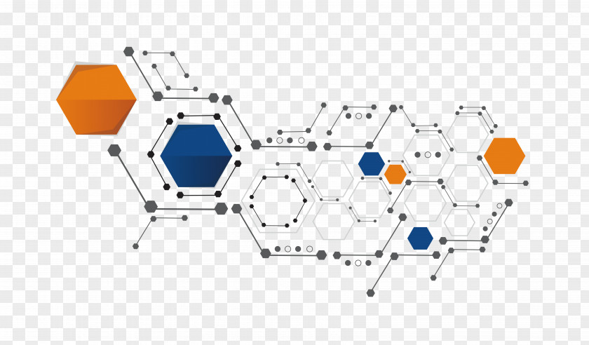 Science And Technology Shape Hexagon PNG