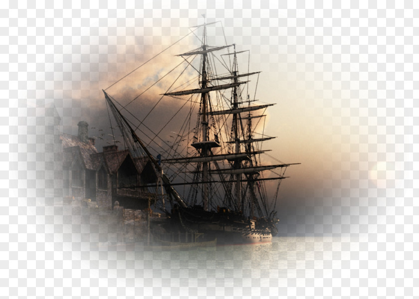 Ship Sailing Desktop Wallpaper Tall PNG