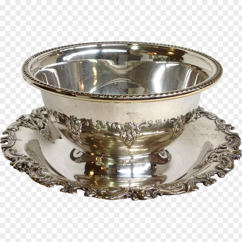 Silver Sterling Sugar Bowl Grande Baroque PNG