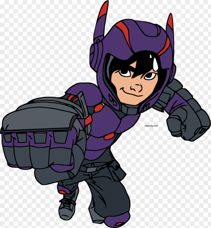 Big 6 Hiro Hamada Baymax Clip Art Hero GoGo Tomago PNG