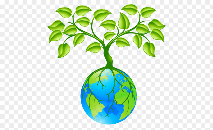 Earth Globe Tree Clip Art PNG