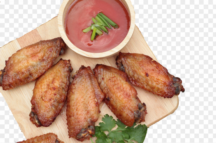 Fried Chicken Wings Buffalo Wing Barbecue Potato Wedges PNG