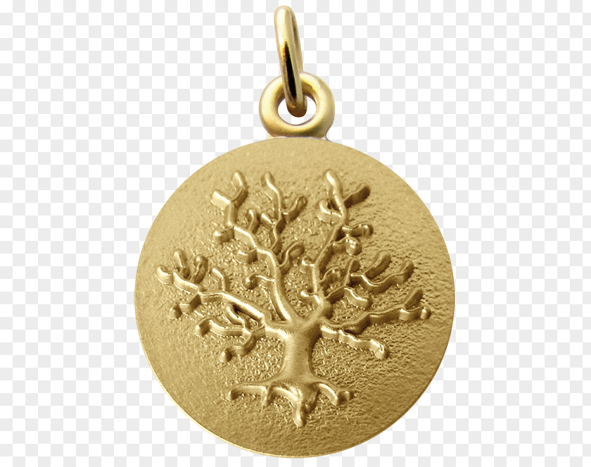 Medal Silver Gold Tree Of Life PNG