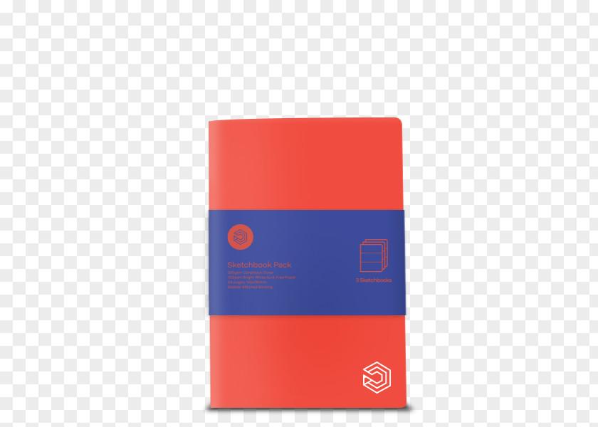 Notebook Paperback Blue Red PNG