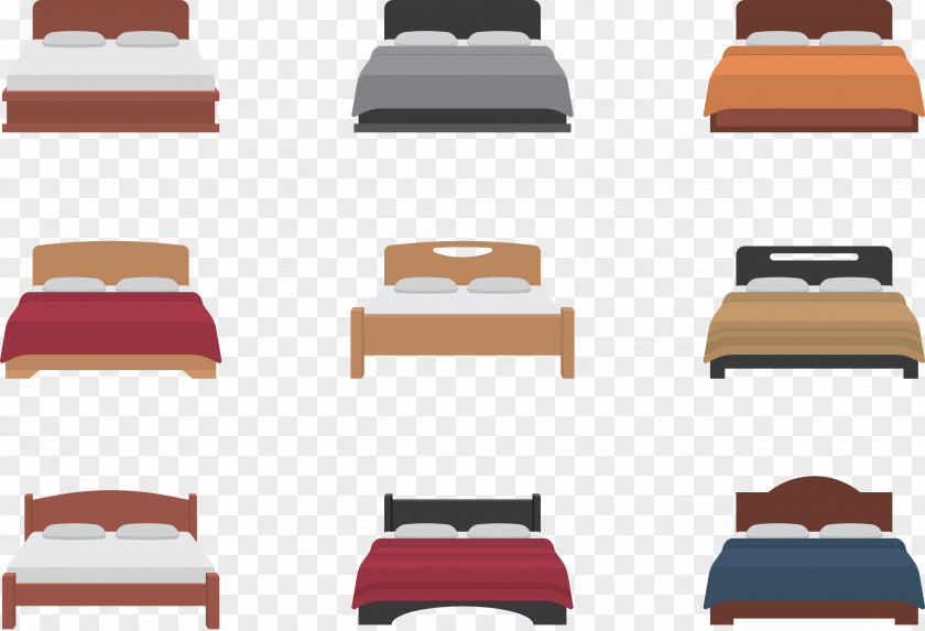 Bed Appliances Collection Sofa Sheet Furniture Household Goods PNG