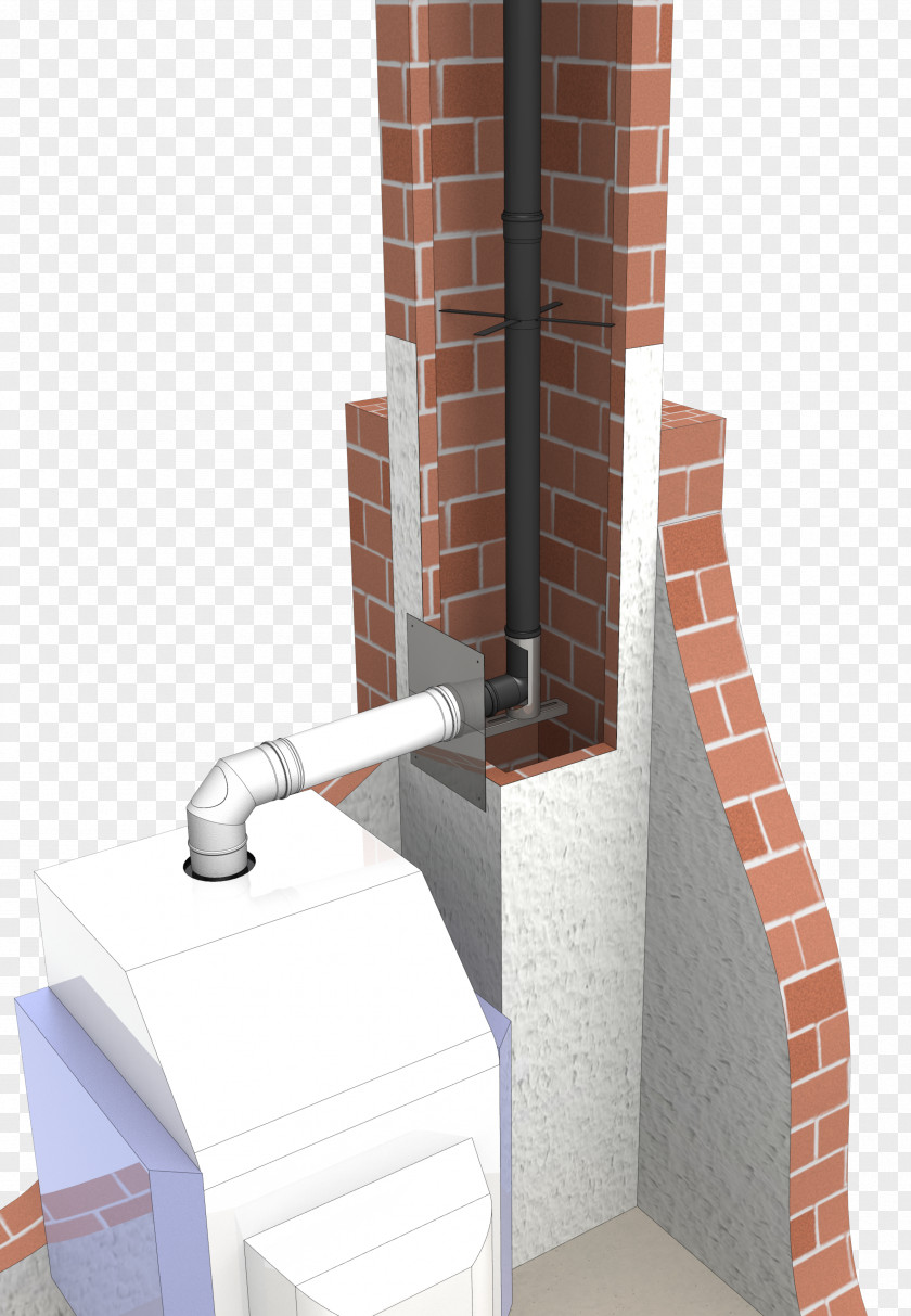 Chimney Pipe System Plastic Polypropylene PNG