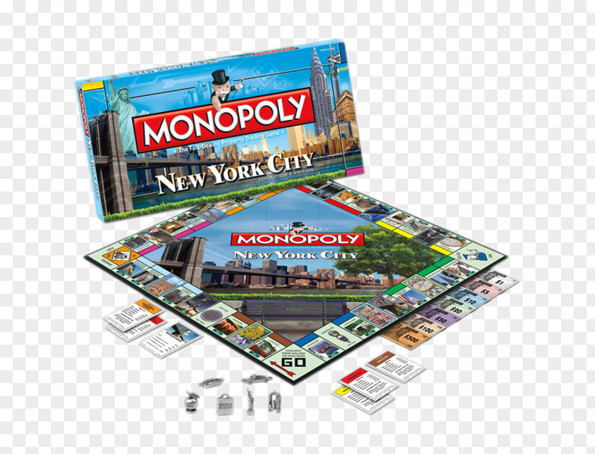 Monopoly Logo USAopoly New York City Board Game PNG