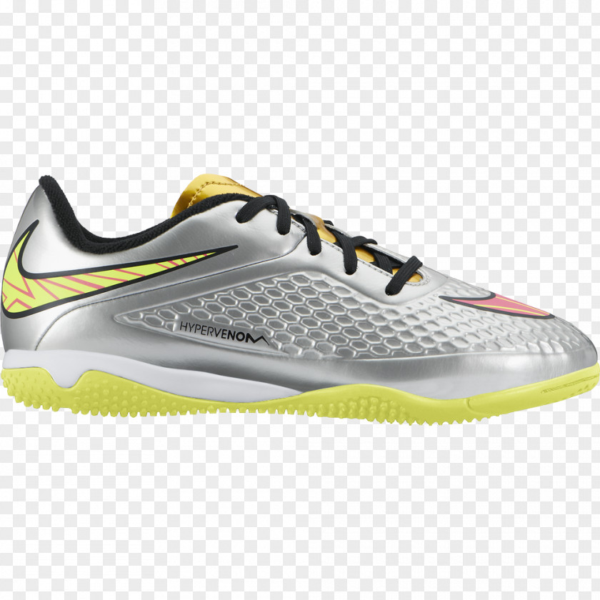 Nike Football Boot Hypervenom Cleat Mercurial Vapor Silver PNG