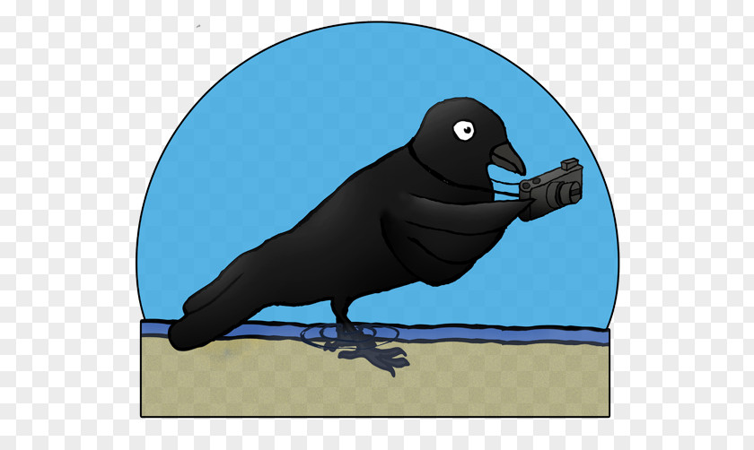 Perching Bird Crowlike Logo PNG