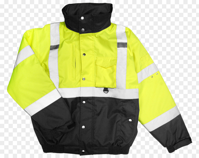 Safety Jacket Flight T-shirt High-visibility Clothing PNG