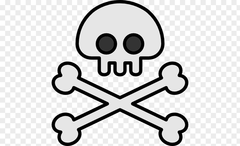 Skull And Bone Bones Crossbones Drawing Human Symbolism PNG