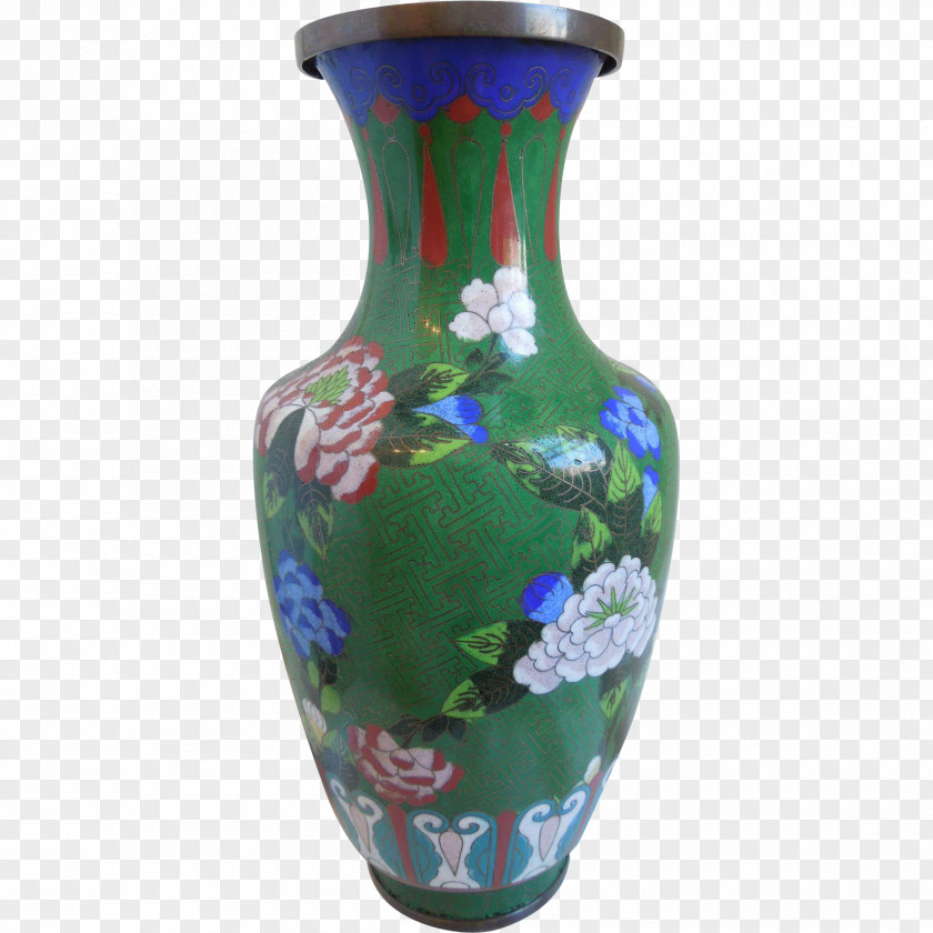 Vase Ceramic Cobalt Blue Porcelain Artifact PNG