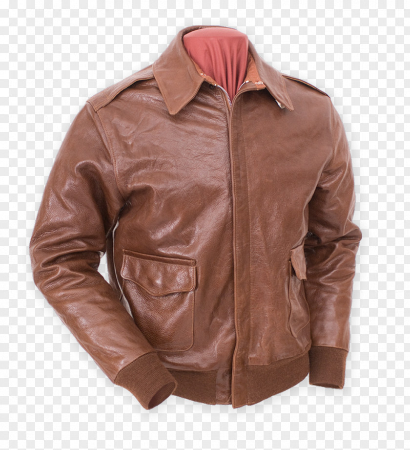 Flying Silk Leather Jacket A-2 Flight PNG