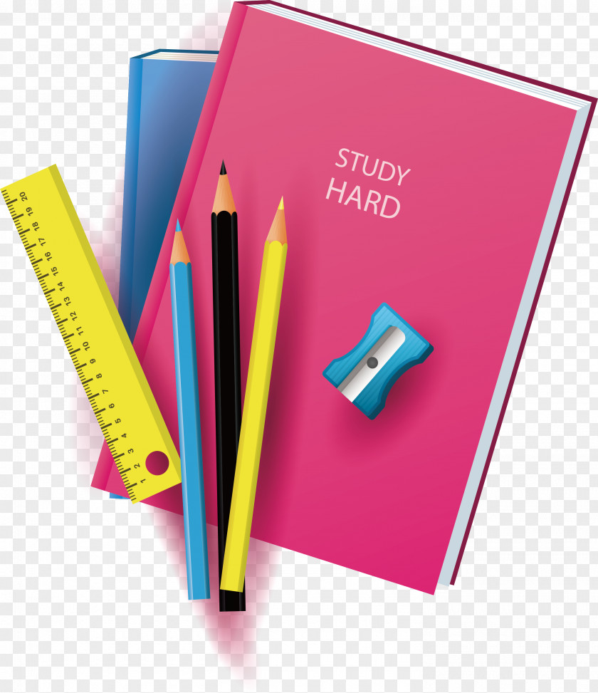 Study Hard And Take Notes Paper Notebook PNG