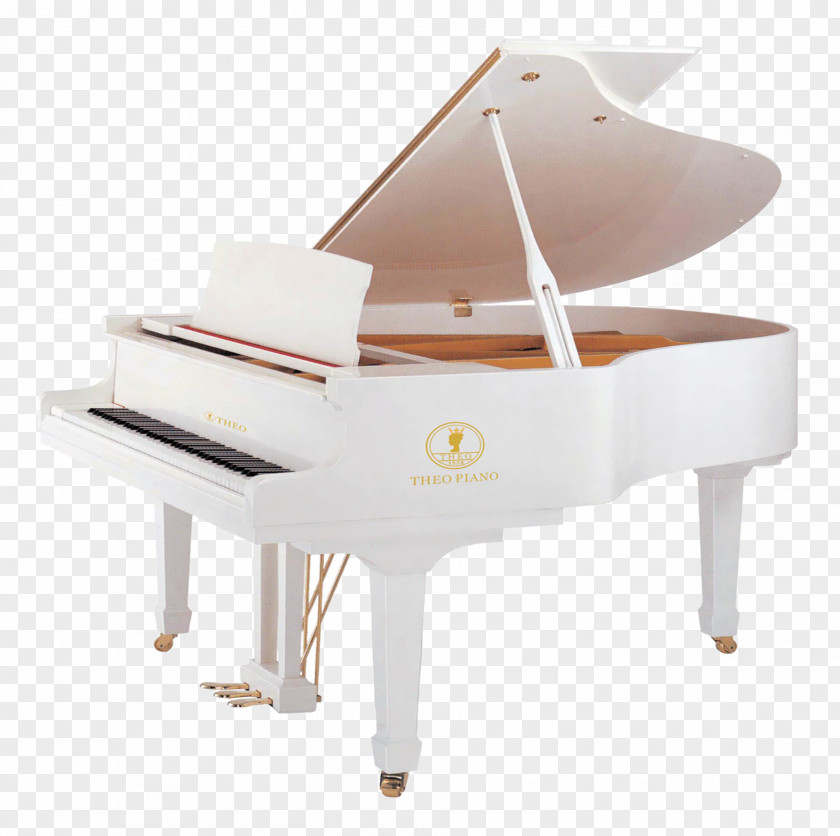 White Piano Guangzhou Pearl River Grand Acoustic Guitar Musical Instrument PNG