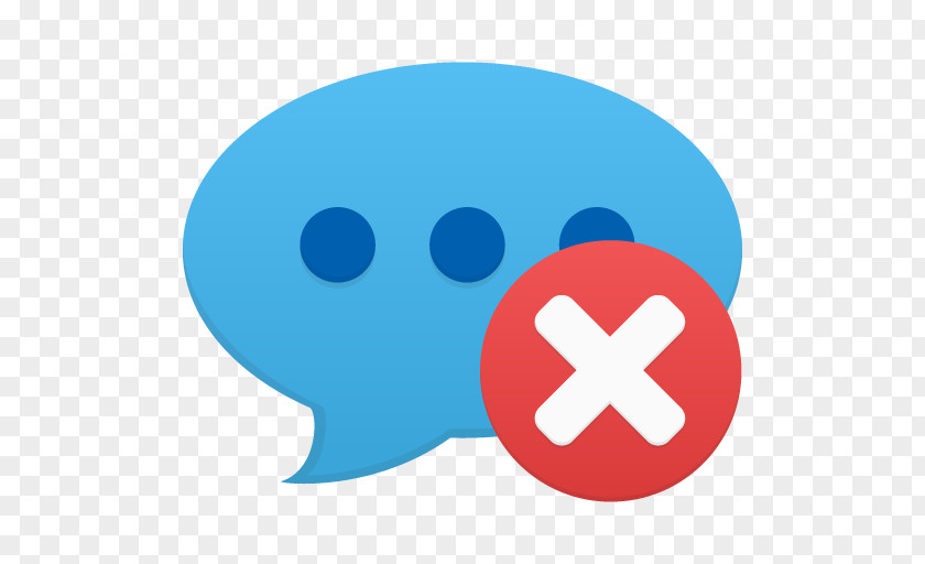 Comment Delete Electric Blue Symbol Circle PNG
