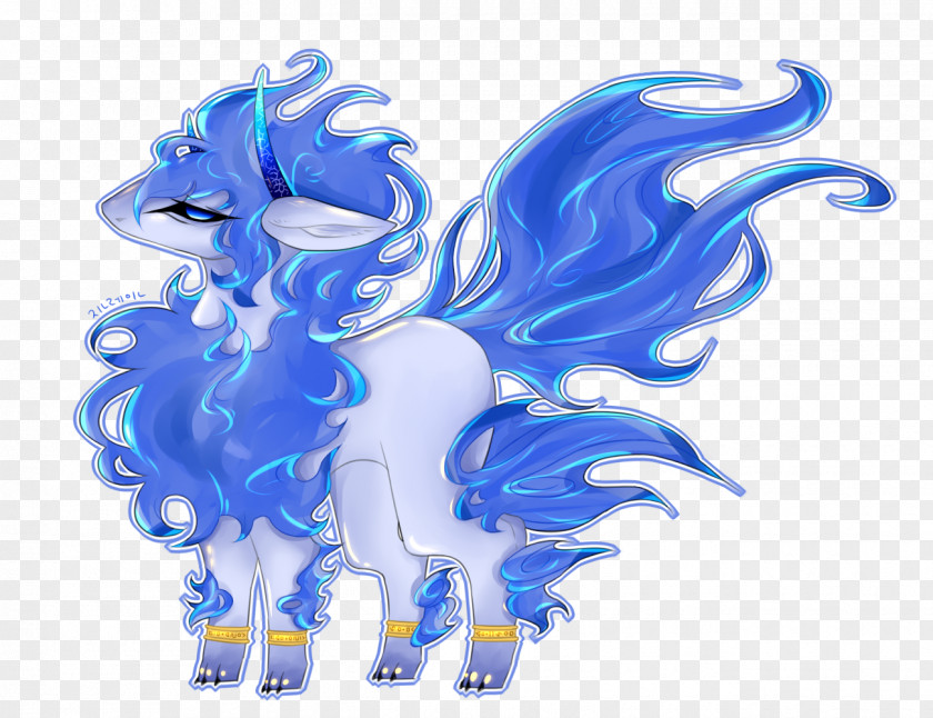 Horse Cobalt Blue Dragon PNG