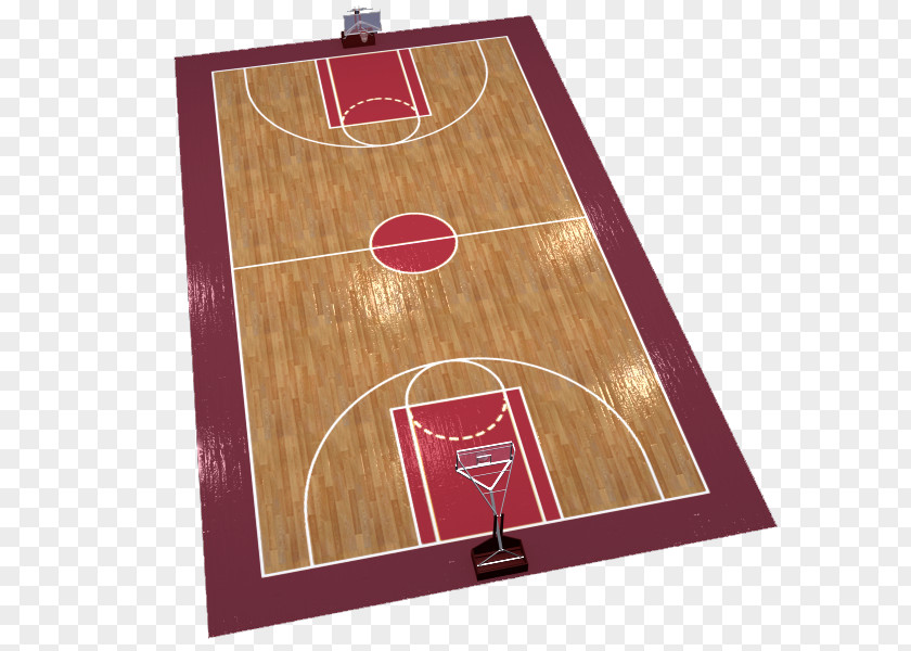 The Red Edge Of Basketball Court TurboSquid 3D Modeling PNG