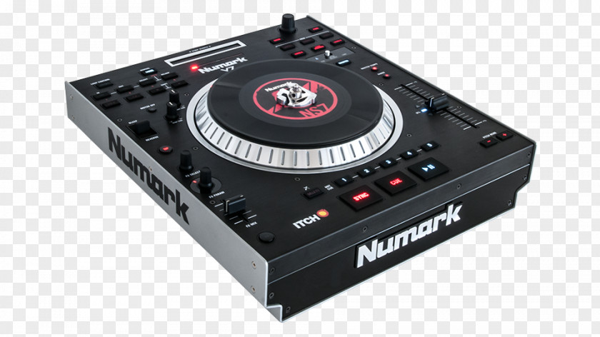 Turntable Audio Numark Industries Disc Jockey V7 Final Scratch PNG