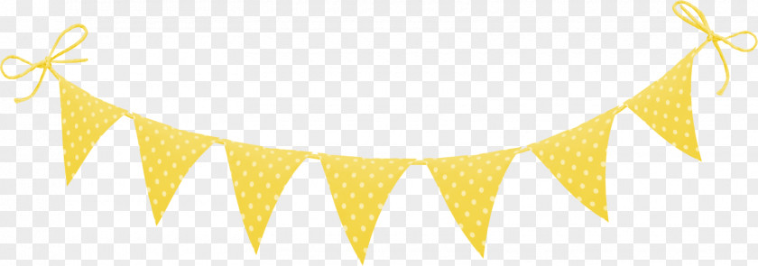 Yellow Flag Pull Element Pattern PNG