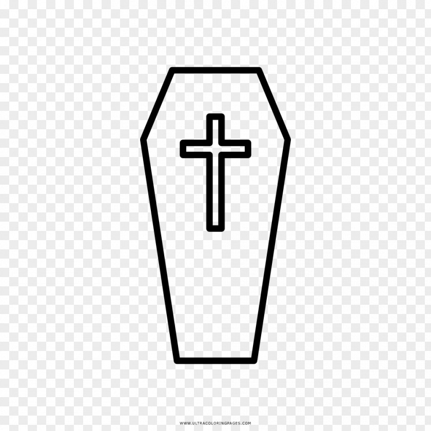 Coffin Drawing Coloring Book Page Painting PNG