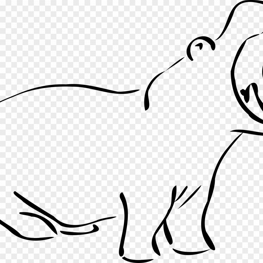 Hippopotamus Art Clip PNG