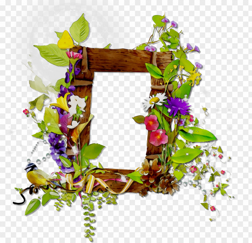 Picture Frames Design Image White Photo Frame Wildflower PNG