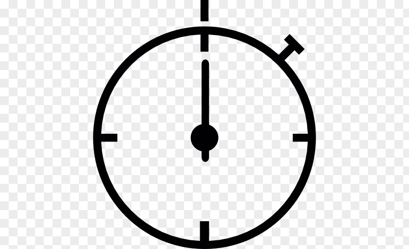 Clock Timer Flat Design PNG