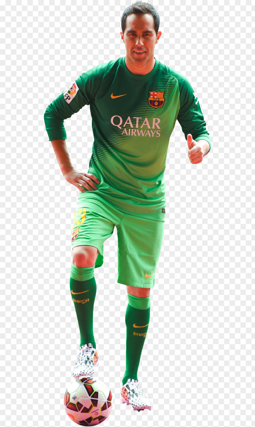Fc Barcelona Claudio Bravo FC Jersey Chile National Football Team Camp Nou PNG
