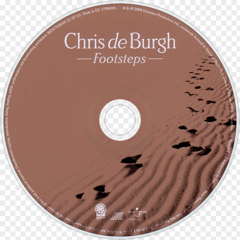 Footstep Compact Disc Footsteps Chris De Burgh PNG