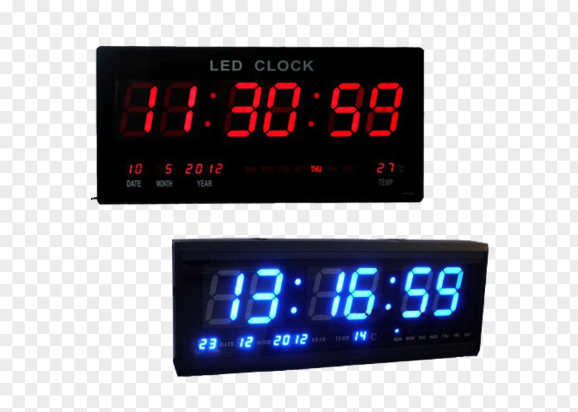 Clock Digital Alarm Clocks Table Wall PNG