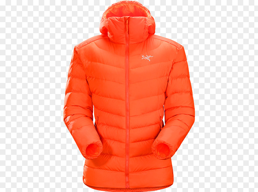 Goose Down Hoodie Arc'teryx Jacket Clothing Outerwear PNG
