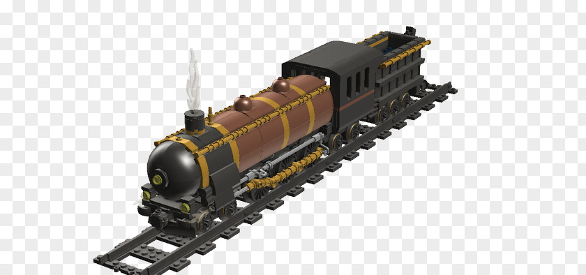 Lego Steam Train Railroad Car Rail Transport Engine Locomotive PNG