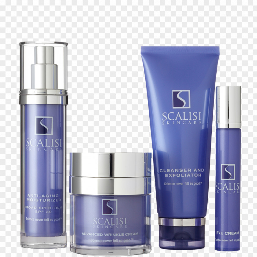 Set Collection Lotion Anti-aging Cream Cleanser Cosmetics PNG