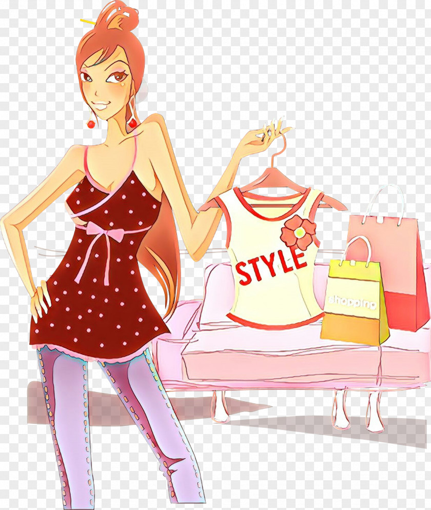 Style Costume Design Fashion Illustration Cartoon Pink PNG