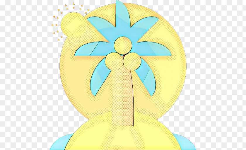 Wheel Yellow Flower PNG