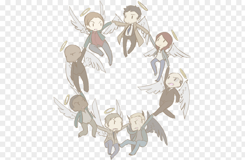 Angel Castiel Zachariah Dean Winchester Sam PNG