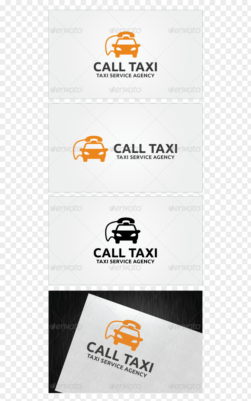 Call Taxi Logo Paper Graphic Design PNG