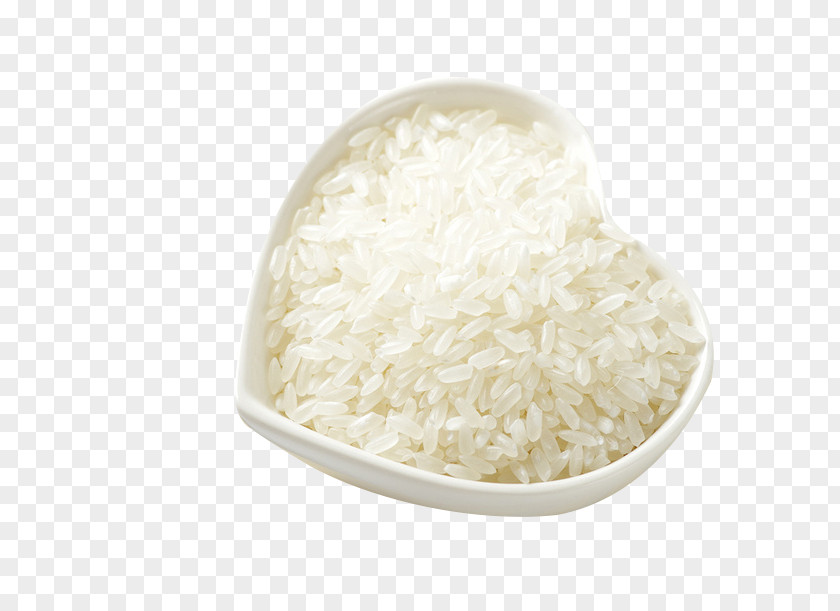 Heart-shaped Bowl Of Rice Material White Cooked PNG