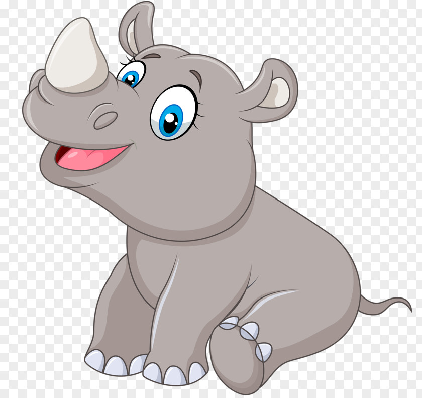 Leon Bebe Rhinoceros Rhino! Vector Graphics Clip Art Royalty-free PNG