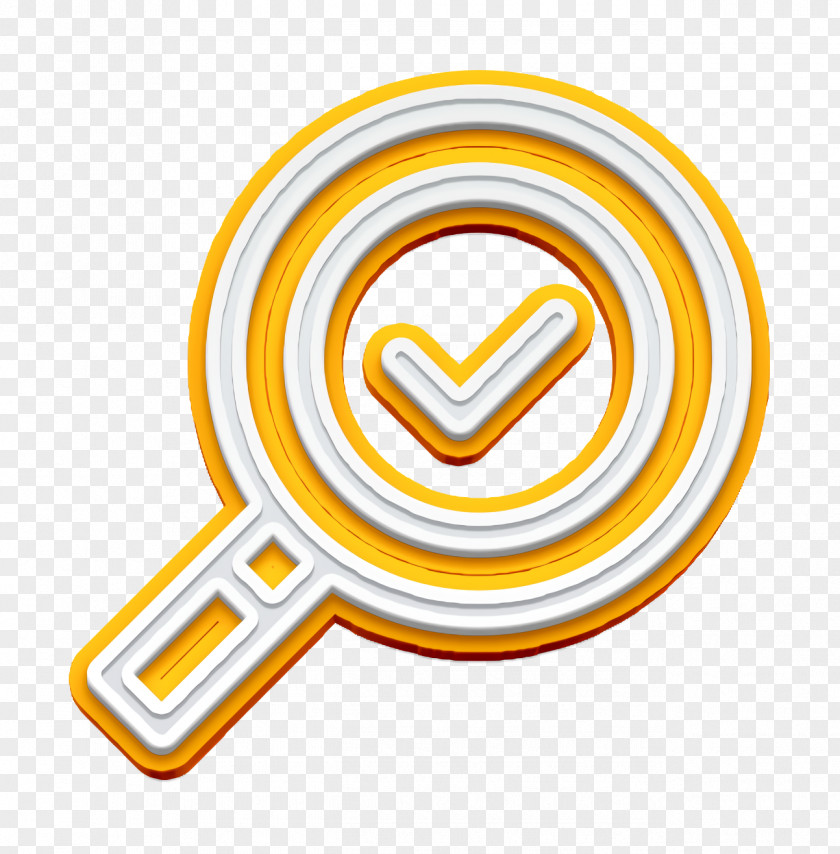 Marketing & Growth Icon Loupe Search PNG