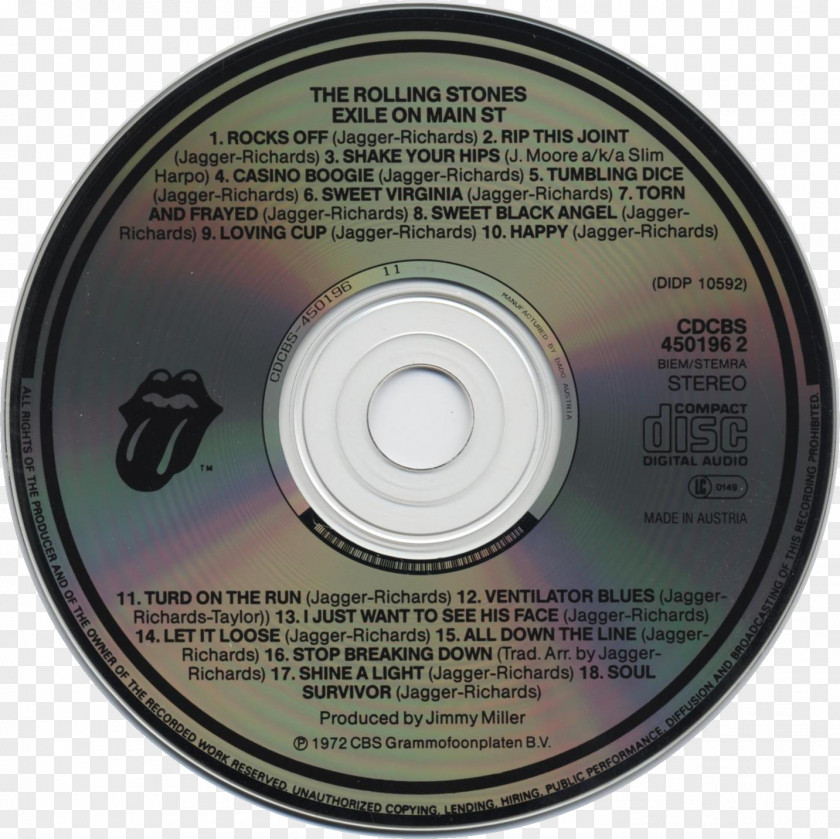 Shake Dice Compact Disc Get Yer Ya-Ya's Out! The Rolling Stones In Concert Records Album PNG