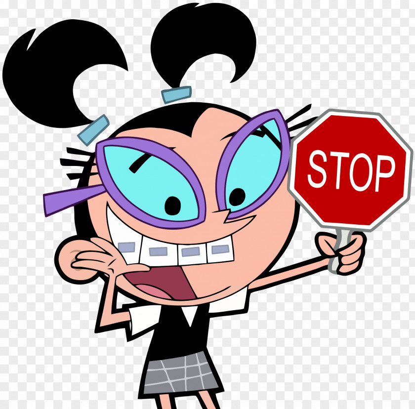 Signboard Timmy Turner Tootie Vicky Cartoon PNG