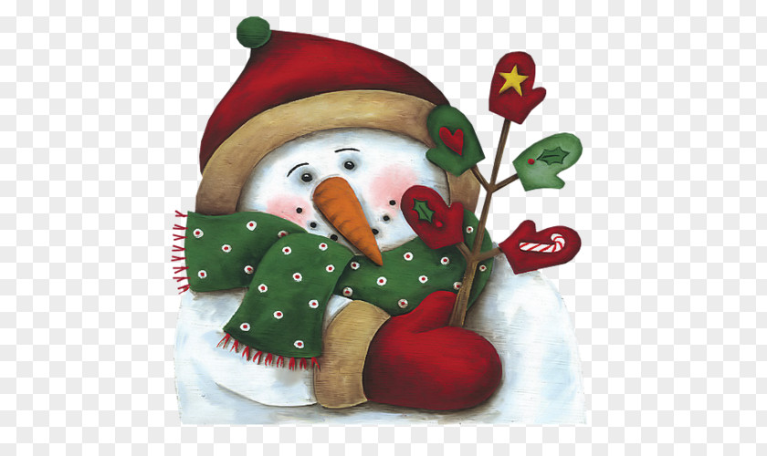 Snowman Artist Christmas PNG