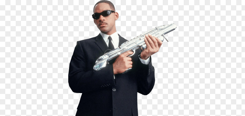 Will Smith MIB PNG MIB, Men in Black holding gun clipart PNG