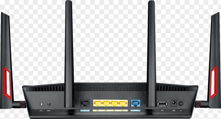Wireless-AC3100 Dual Band Gigabit Router RT-AC88U Ethernet Wireless ASUS RT-AC3100 PNG