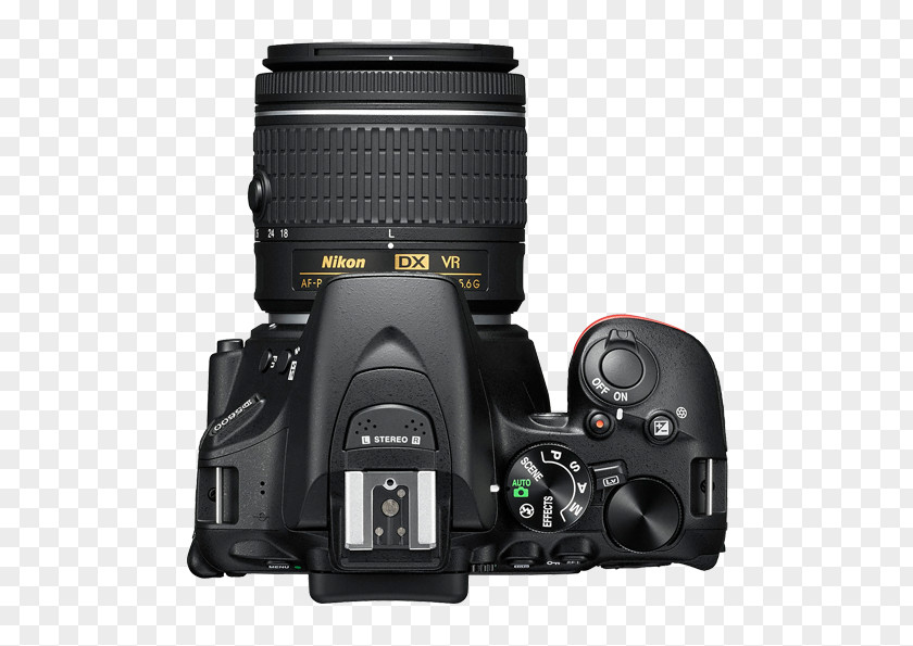 BlackAF-P DX 18-55mm VR LensCamera AF-S Nikkor 18-140mm F/3.5-5.6G ED Digital SLR Nikon Format D5600 24.2 MP PNG