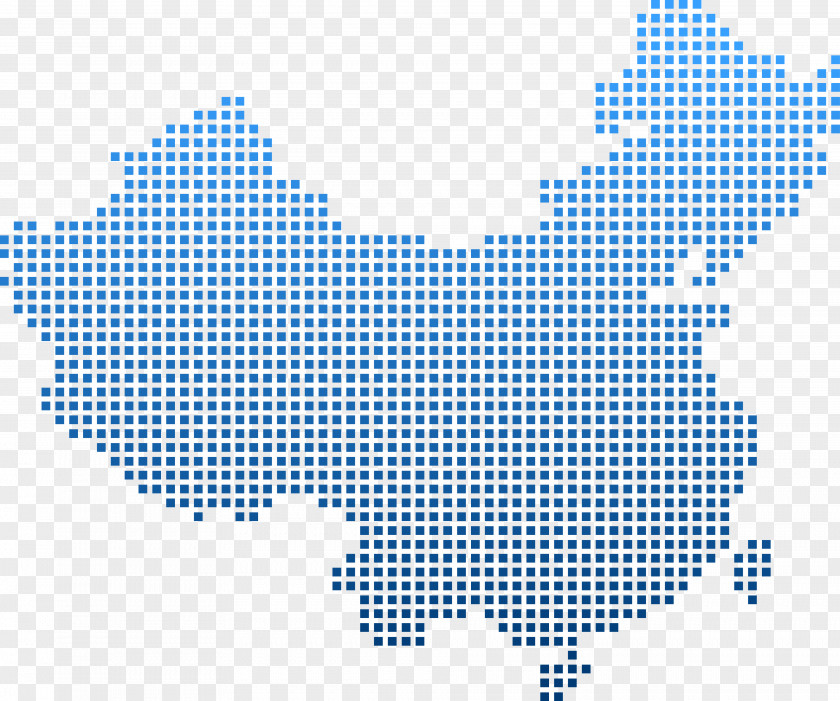 Dottedabstract World Map Flag Of China PNG