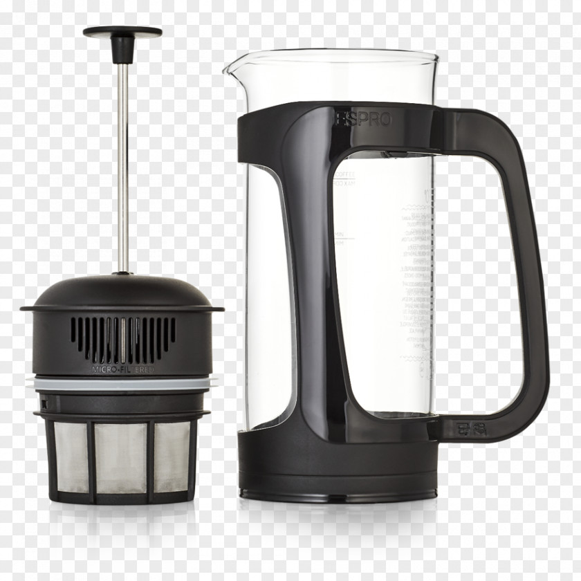 French Press Coffeemaker Tea Cafe Presses PNG