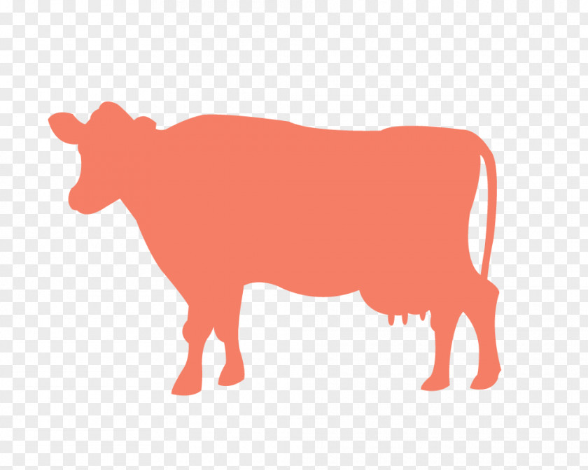 Grazing Cows Taurine Cattle Silhouette Clip Art PNG